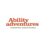 Ability Adventures logo, accessible tour operator partner